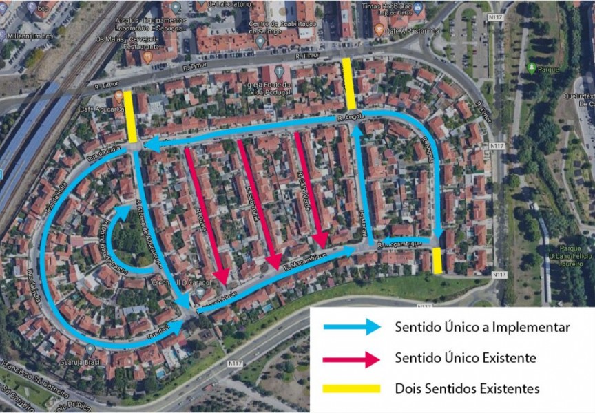 Alterações de Circulação em Queluz - Implementação a partir de 24 de agosto de 2020