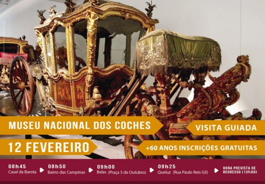 Próxima Visita Sénior: Museu Nacional dos Coches | 12 de fevereiro