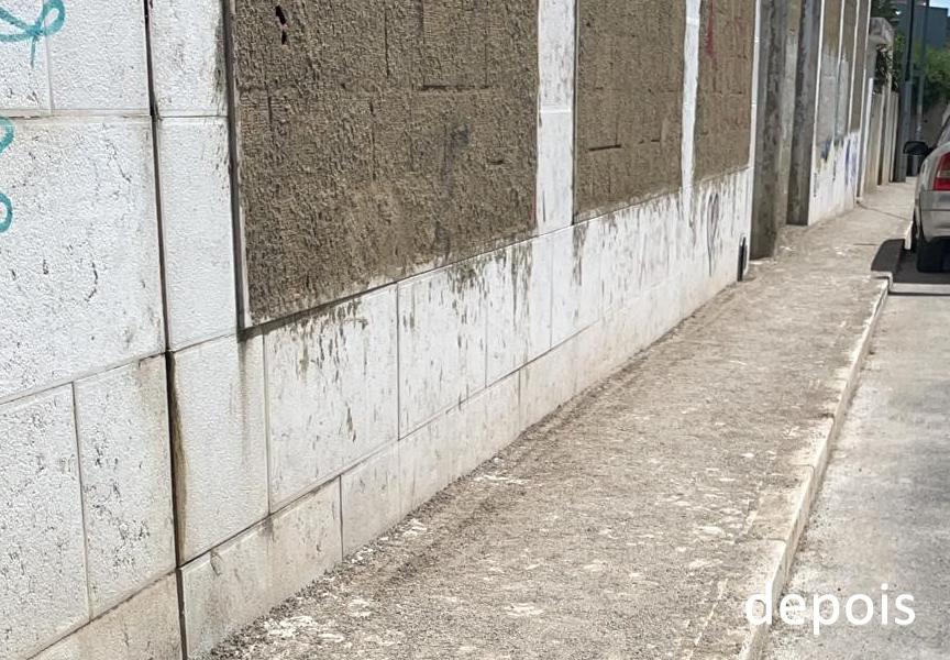 Queluz | Requalificação de passeio na Rua Dr. Manuel de Arriaga